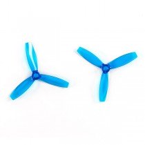 2x DYS 3045 triblade propeller transparent blue