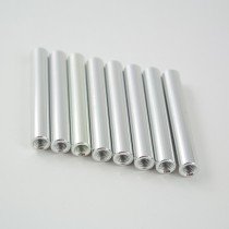 35mm round aluminium M3 standoff silver 8pcs