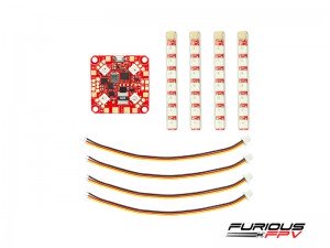 FuriousFPV Lightning PDB with single-row LED strip