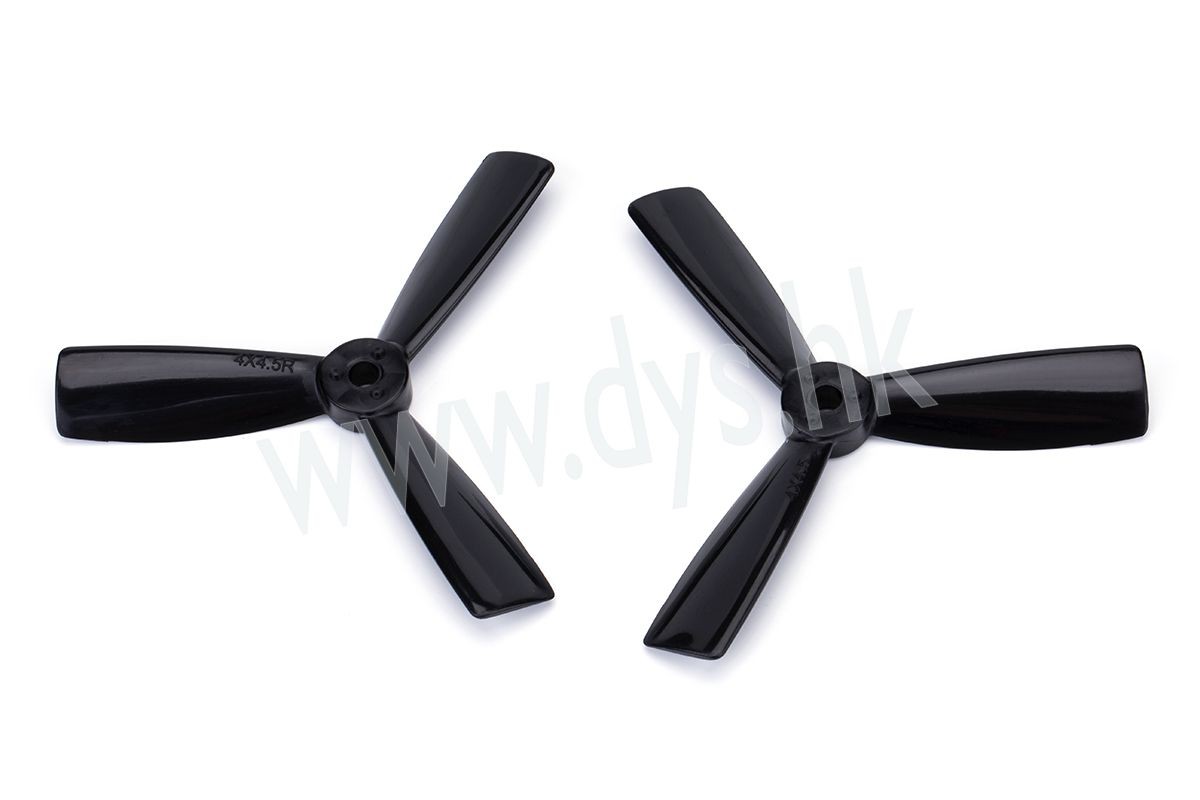 2x DYS 4045 triblade propeller black