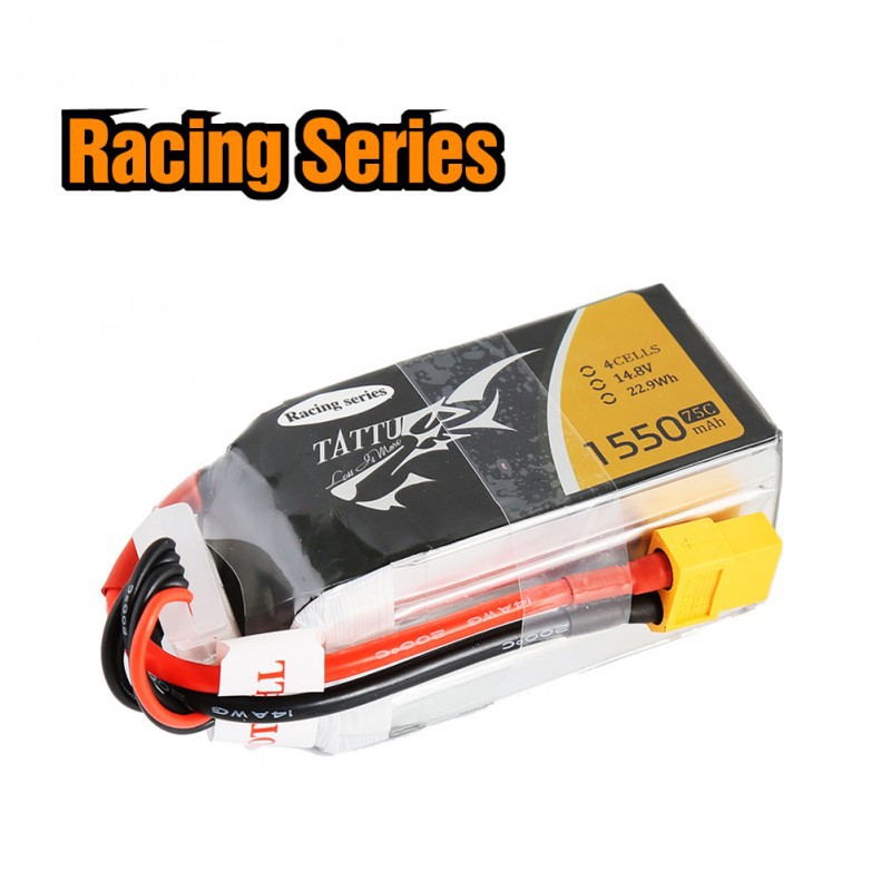 Tattu 4S 1550mAh 14.8V 75C Made for Victory Limited Edition Lipo battery