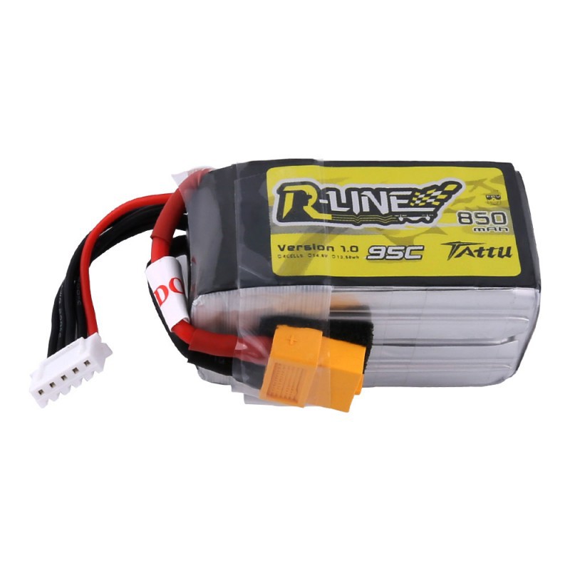 TATTU R-Line 850mAh 4S 95C LiPo Battery