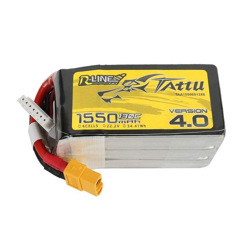 TATTU R-Line v4.0 1550mAh 6S 130C LiPo Battery
