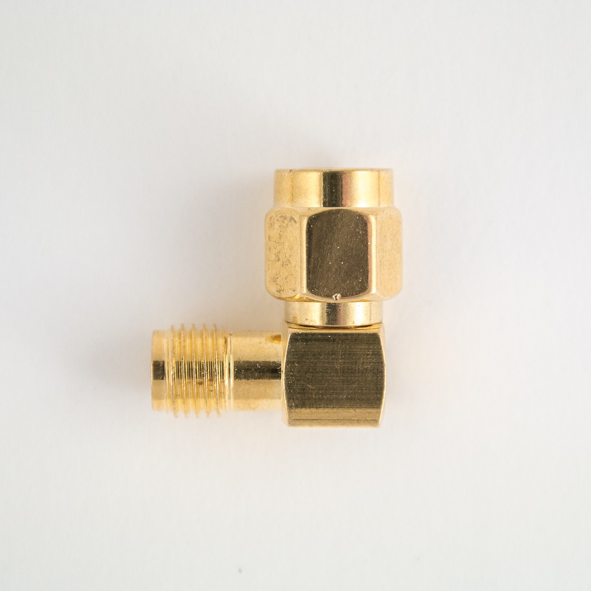 RP-SMA to SMA 90deg angle adapter