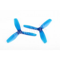 2x DYS 5045 HBN triblade propeller transparent blue