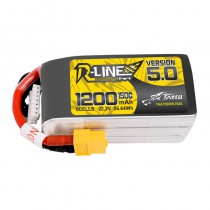 TATTU R-Line v5.0 1200mAh 22.2V 150C Lipo Battery