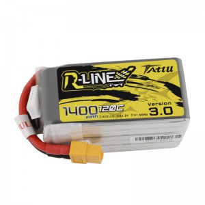 TATTU R-Line v3.0 1400mAh 6S 120C LiPo Battery