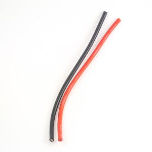Silicon Wire 12AWG Pair Red + Black 15cm