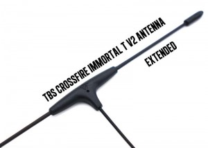 TBS Crossfire Immortal T v2 RX antenna extra extended